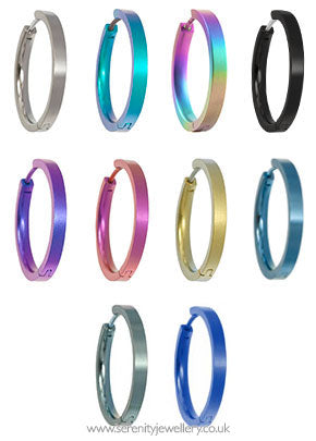 Hypoallergenic titanium replacement earring hooks – Serenity Jewellery UK