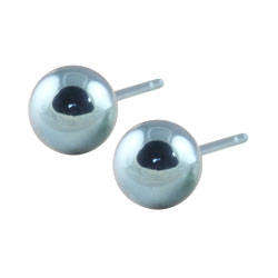 Titanium ball stud on sale earrings