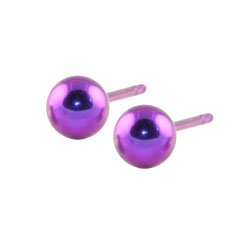 Two sided hot sale ball earrings